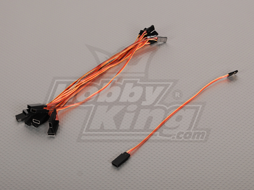 20CM Servo Lead (JR) 32AWG Ultra Light(1pcs) - Πατήστε στην εικόνα για να κλείσει