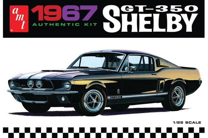 1:25 1967 Shelby GT350 - White - Click Image to Close