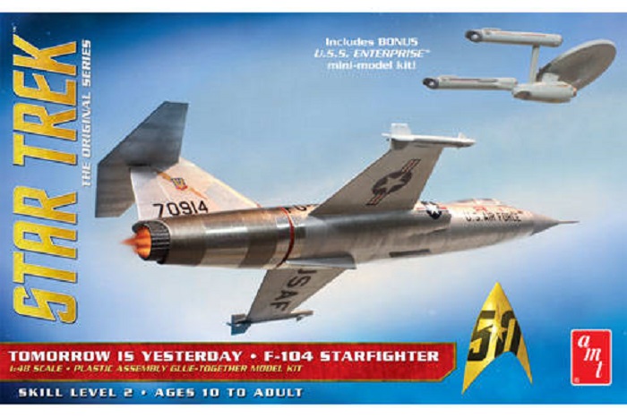1:48 Star Trek F-104 Starfighter Στατικός Μοντελισμός Αεροπλάνων