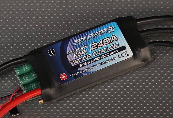 Speed Control - Turnigy AquaStar Monster 240A Water Cooled ESC F