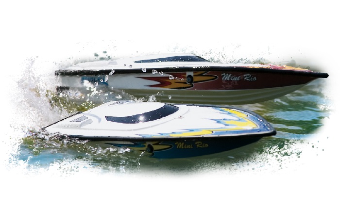 AuqaCraft Mini Rio Raceboat 2.4GHz RTR Red