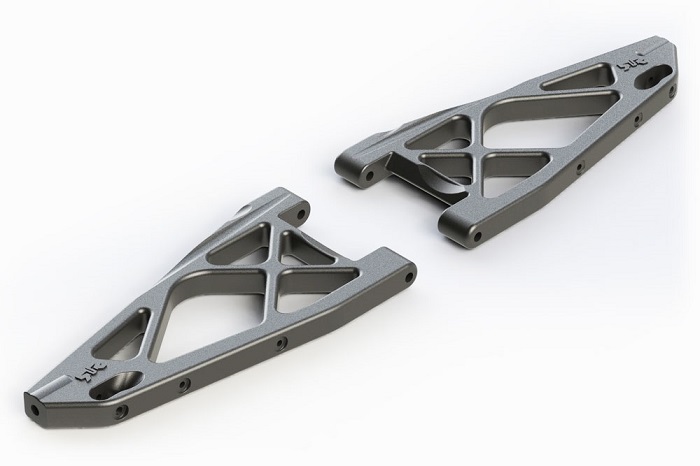 ARRMA FRONT LOWER SUSPENSION ARMS (2) NERO - Click Image to Close