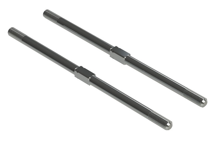 ARRMA STEEL TURNBUCKLE 5X115MM (2) NERO