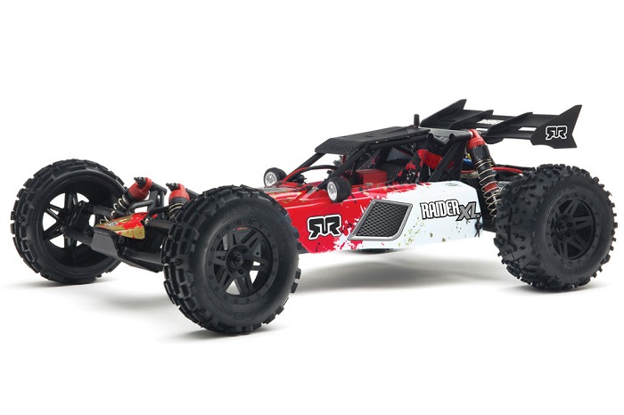 ARRMA BODY RAIDER XL MEGA RED/WHITE - Click Image to Close