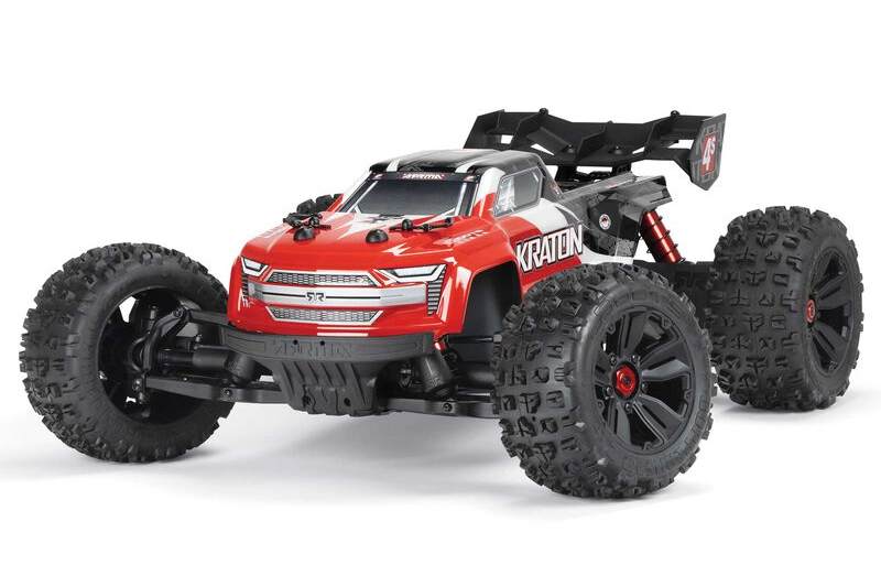 Arrma 1/10 Kraton 4X4 4S V2 BLX Speed RC Monster Truck RTR - Red