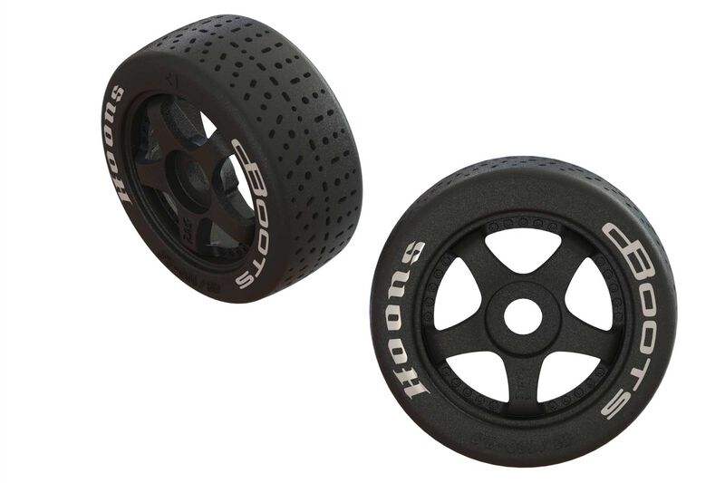 dBoots Hoons 42/100 2.9 Pre-Mounted Belted Tires, White 17mm Hex