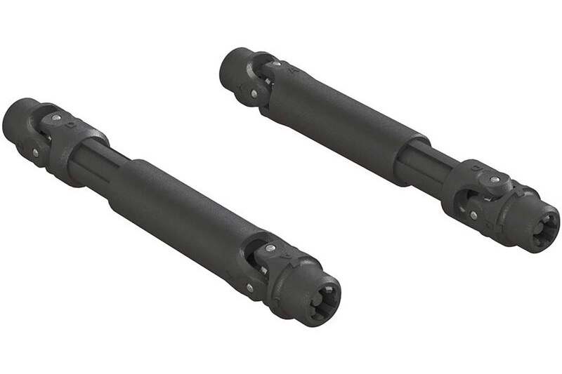 Arrma Composite Front Slider Driveshaft Set: 4x4