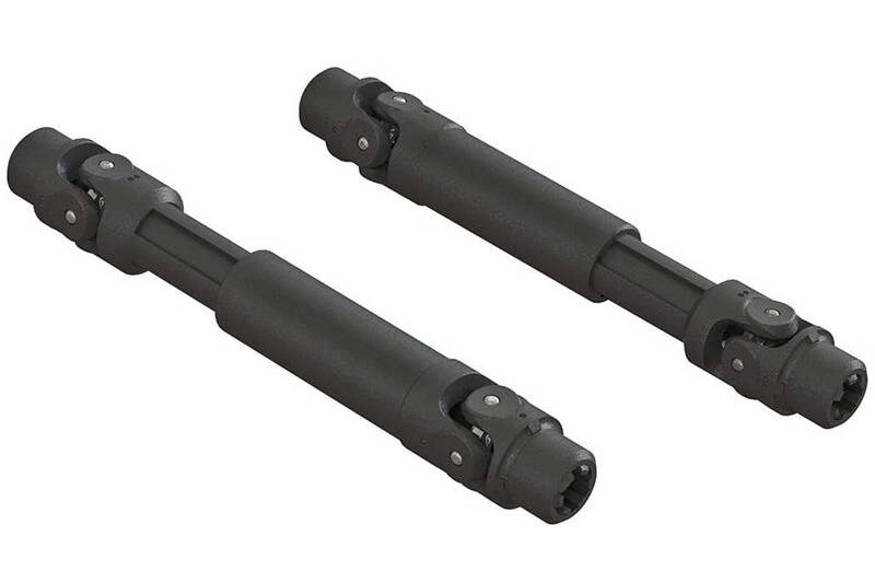 Arrma Composite Rear Slider Driveshaft Set: 4x4