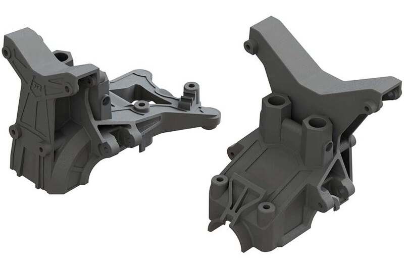 Arrma Composite Front Rear Upper Gearbox Covers and Shock Tower - Πατήστε στην εικόνα για να κλείσει