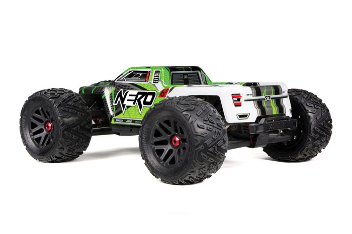 ARRMA NERO 6S BLX 4WD 1/8 MONSTER TRUCK RTR BLUE GREEN - Click Image to Close