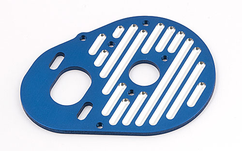 RC10B4 BLUE ALUM MILLED MOTOR PLATE