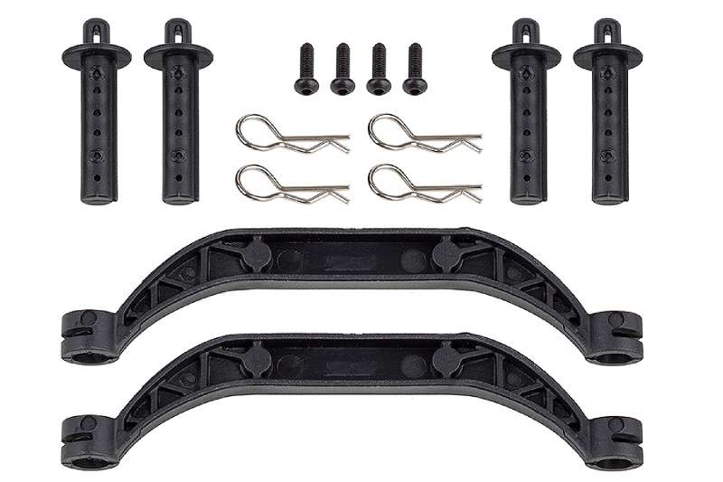 TEAM ASSOCIATED RIVAL MT10 BODY MOUNT SET