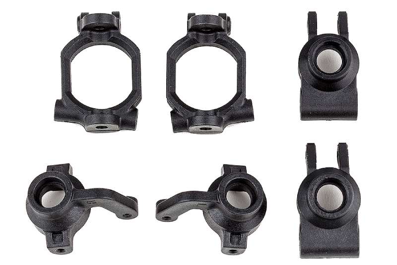 TEAM ASSOCIATED RIVAL MT10 CASTER AND STEERING BLOCK SET