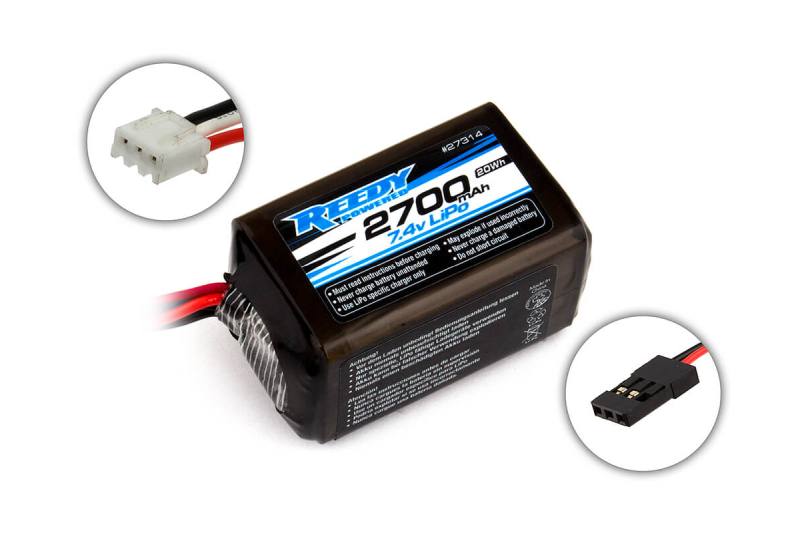 Reedy Lipo PRO RX 2700MAH 7.4V Hump Battery Pack