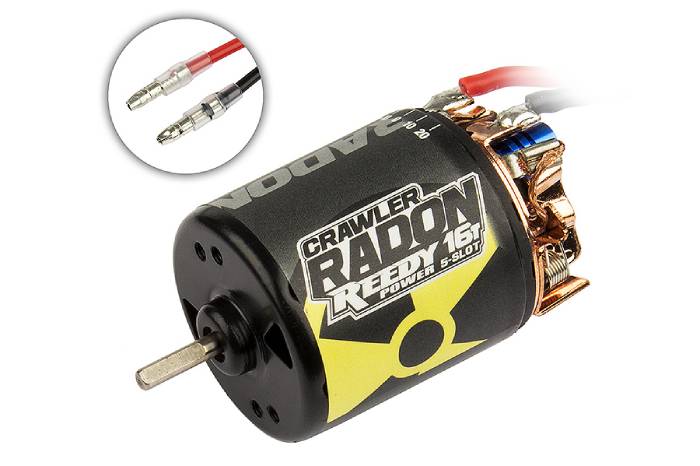 REEDY RADON 2 CRAWLER 16T 5-SLOT 1850KV BRUSHED MOTOR - Πατήστε στην εικόνα για να κλείσει