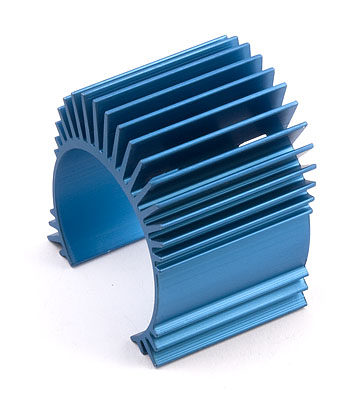 TC4 MOTOR HEATSINK BLUE ALUMINIUM (use with #31047)