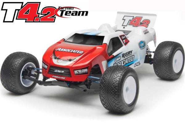 Team Associated RC10T4.2 Factory Team 1:10 Scale 2WD Electric Of - Πατήστε στην εικόνα για να κλείσει