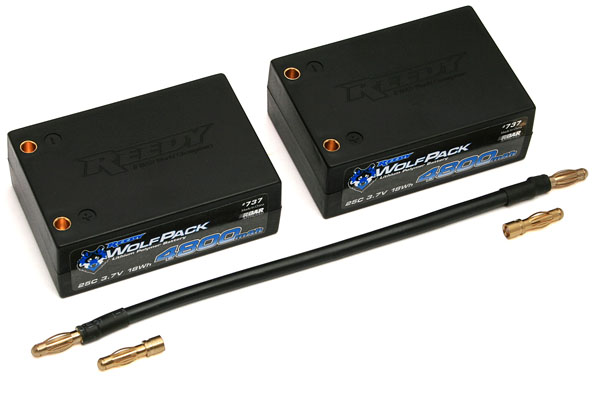 REEDY WOLFPACK 4800MAH SADDLE BATTERY PACK 7.4C 25C - Πατήστε στην εικόνα για να κλείσει