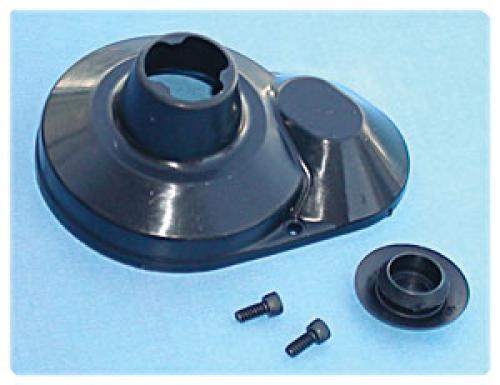 RC10B4/T4 0.45" MOULDED GEAR COVER BLACK - Πατήστε στην εικόνα για να κλείσει