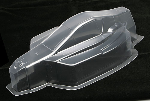 RC8 BODYSHELL W/WINDOW MASK