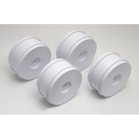 1/8 Buggy Wheels,83mm, White: RC8 (4)