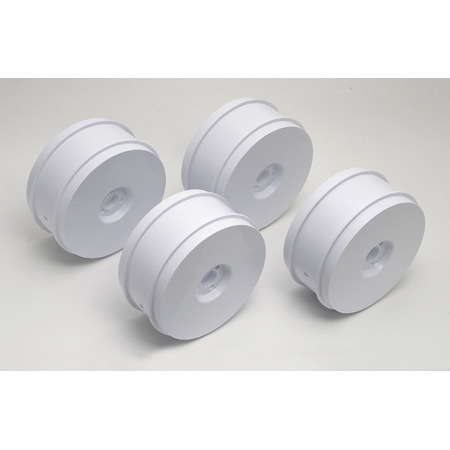 1/8 Buggy Wheels,83mm, White: RC8 (4) - Πατήστε στην εικόνα για να κλείσει