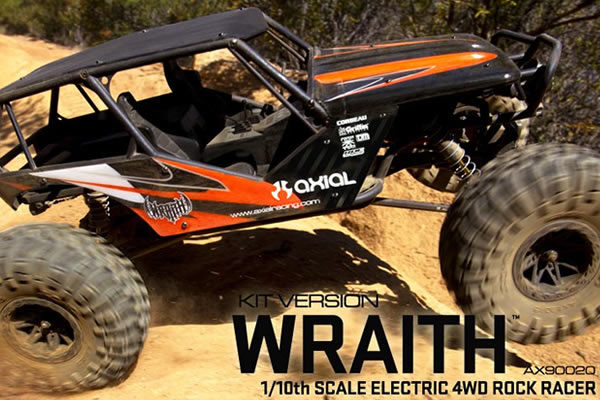 Axial Wraith 1/10 Electric 4WD Rock Racer Kit - Πατήστε στην εικόνα για να κλείσει