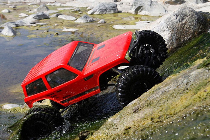 AXIAL WRAITH SPAWN 1/10TH 4WD ROCK RACER KIT - Click Image to Close