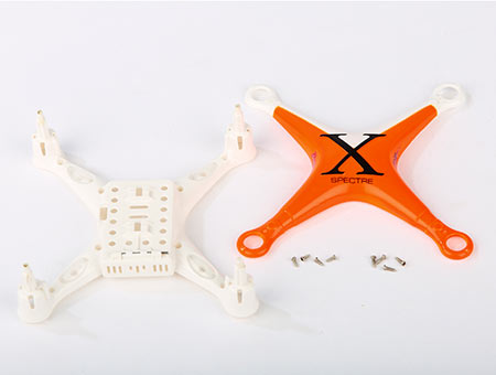 Body/Shell w/ Screw Sets (8 total), Orange (Spectre X) - Πατήστε στην εικόνα για να κλείσει