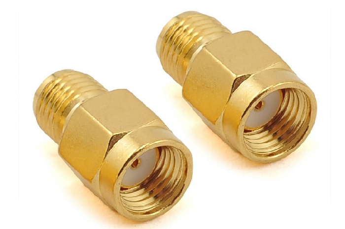 RP-SMA to SMA Staight Adapter (2pcs) - Πατήστε στην εικόνα για να κλείσει