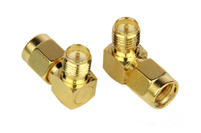 RP-SMA to RP-SMA 90 Degree Adapter (2pcs) - Click Image to Close