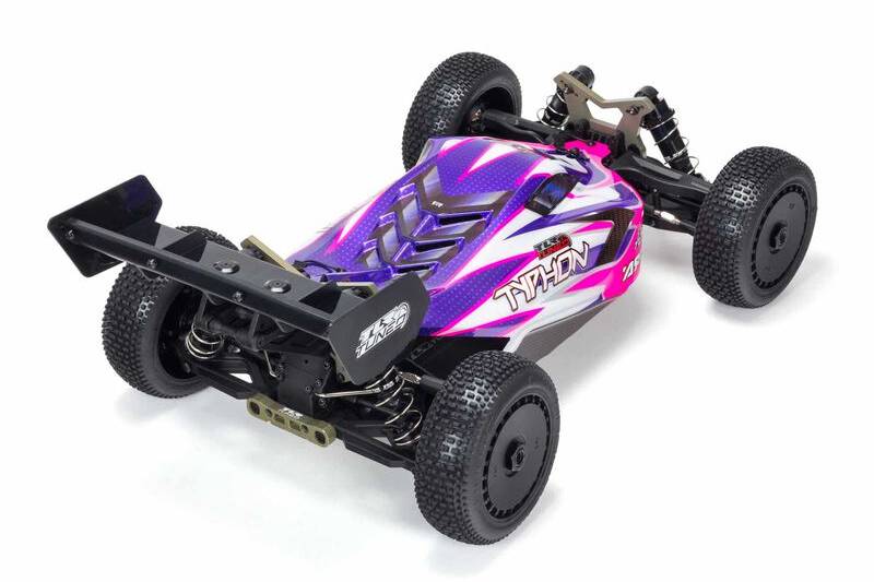 Arrma TLR Tuned TYPHON 1/8 4WD Roller Buggy, Pink/Purple