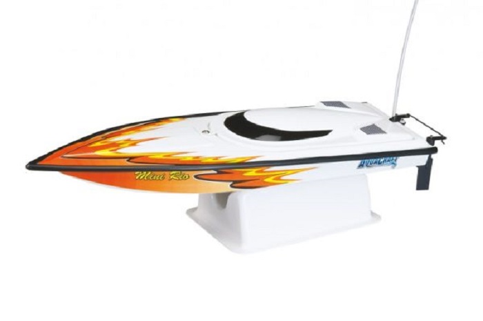 AuqaCraft Mini Rio Raceboat 2.4GHz RTR Orange - Click Image to Close