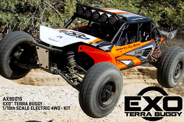 Axial EXO 1/10 Electric 4WD Terra RC Buggy Kit - Πατήστε στην εικόνα για να κλείσει