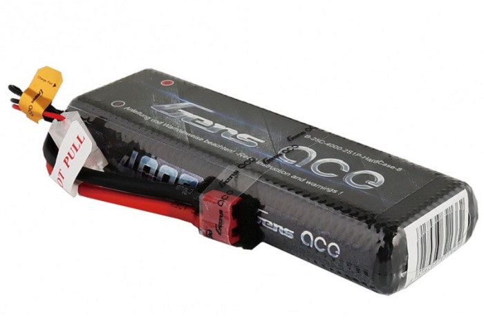 Gens ace 4000mAh 7.4V 25C 2S1P HardCase Lipo Battery 8#