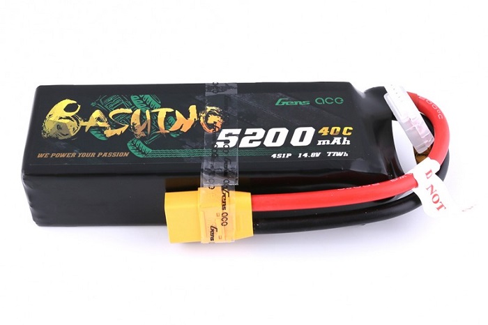 Gens ace 14.8V 5200mAh 4S1P 40C Lipo Battery Pack with XT90 Plug - Πατήστε στην εικόνα για να κλείσει