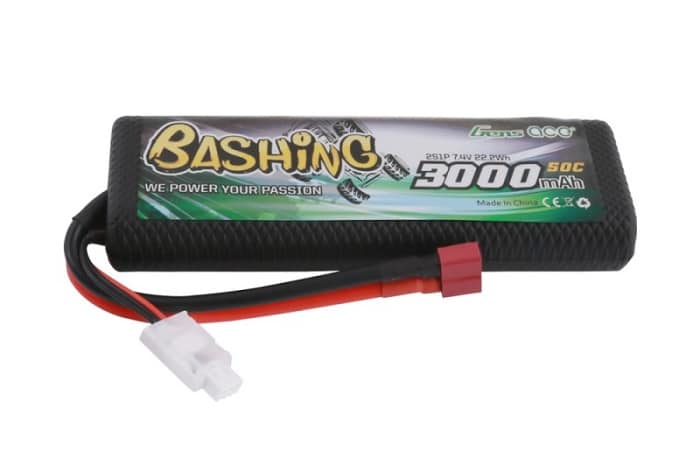 Gens ace bashing series 3000mAh 2S1P 7.4V 50C HardCase 8# Lipo