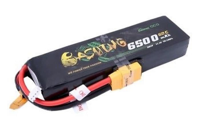 Gens ace 6500mAh 11.1V 60C 3S1P Lipo Battery Pack XT90-Bashing