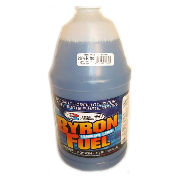 BYRON PREMIUM 20% YS SYNTHETIC FUEL - 1 Gallon (20% OIL) - Click Image to Close