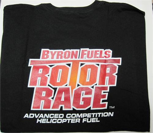 BYRON RACE ROTOR RAGE T-SHIRT BLACK X-LARGE - Click Image to Close