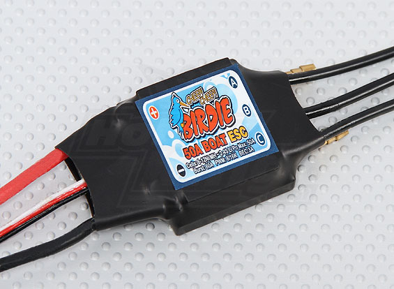 Birdie 50A Brushless Boat ESC w/3A BEC - Πατήστε στην εικόνα για να κλείσει