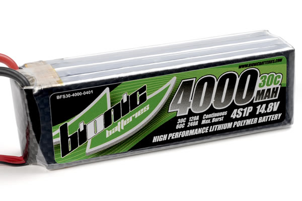 Bionic Batteries 'Flight 30C' 4000mAh 4S1P 14,8V LiPo Battery