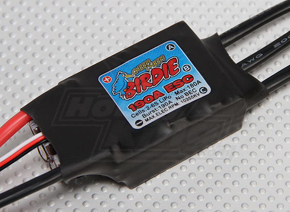 Birdie 180A Brushless Speed Controller/ESC (Opto) - Πατήστε στην εικόνα για να κλείσει