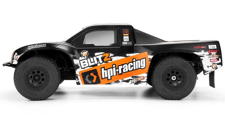 HPI Blitz Flux RTR RC Car, 1/10 Scale Electric Short Course Truc