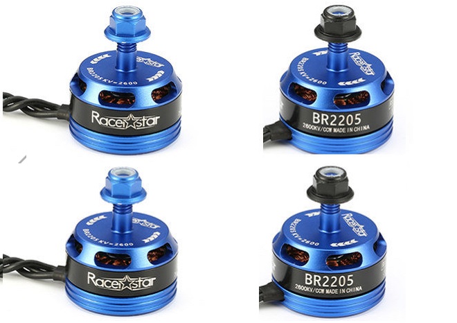 4X Racerstar Racing Edition 2205 BR2205 2600KV 2-4S Brushless Mo