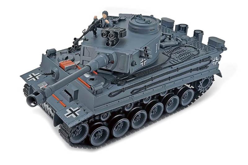 Τηλεκατευθυνόμενα Brother Tank, RC Tank 1:18 German Tiger 1 Grey