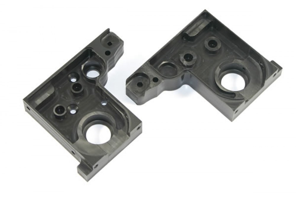 Centro C4.1 Machined Delrin Gearbox Casings (L/R) - Πατήστε στην εικόνα για να κλείσει