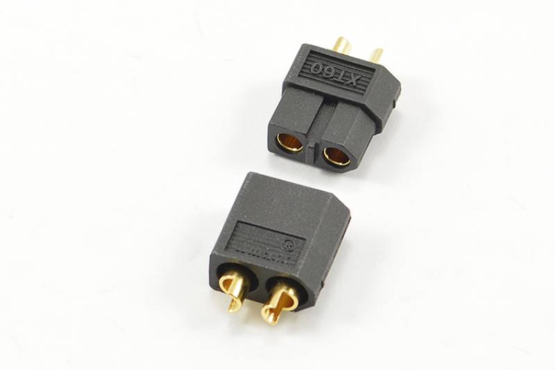 CENTRO XT-60 BLACK CONNECTOR (MALE/FEMALE)