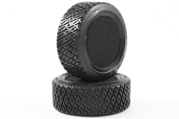 Carisma Gravel Spec 1/10th Rubber Tyres (2)