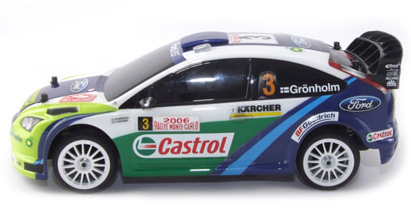 Carisma R14 BP Ford Focus WRC 1/14th 4WD Electric RTR Rally Car - Click Image to Close